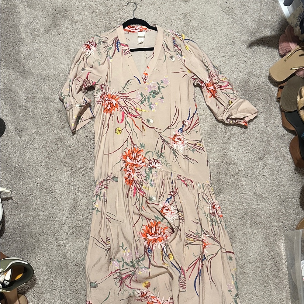 H&M Long Floral Dress
